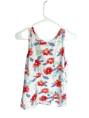 St. John’s Bay Women’s Medium Floral Watercolor Tank Top Sleeveless Multicolor